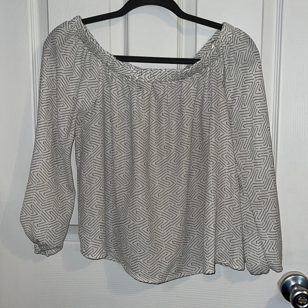Off the shoulder blouse